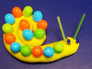 Playdough snail how do I umake playdough to strengthen my child's hands