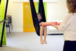 Sensory Integration - Occupational Therapist - Johanna deKort Adelaide Night and Day Family Therapy - Vuly 360 Yoga Swing